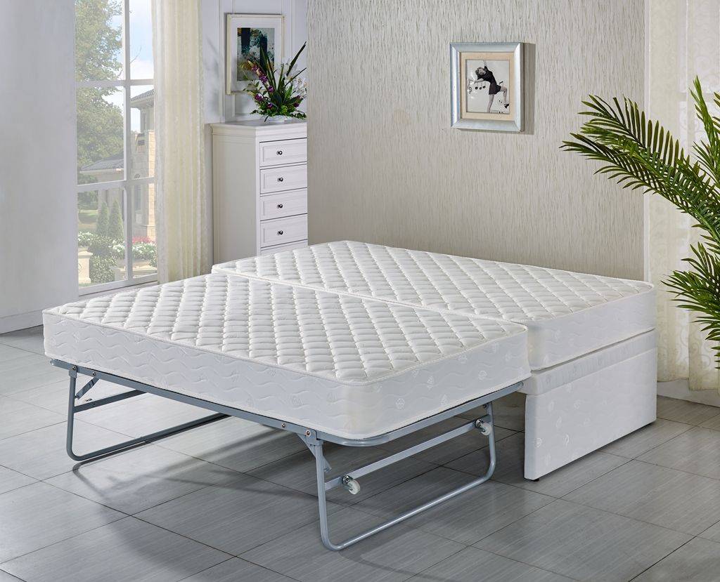 cheap trundle bed with mattress