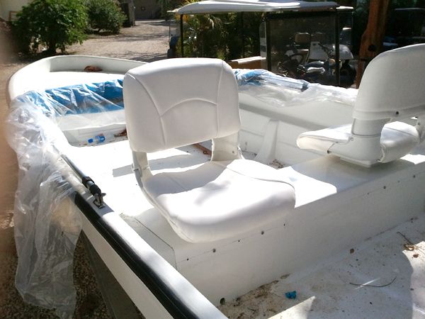 Bimini Top and Seats in position