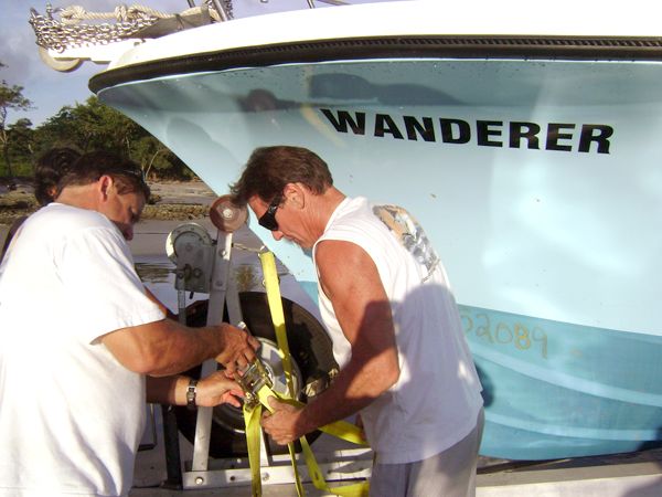 Craig at the Wanderer Launch