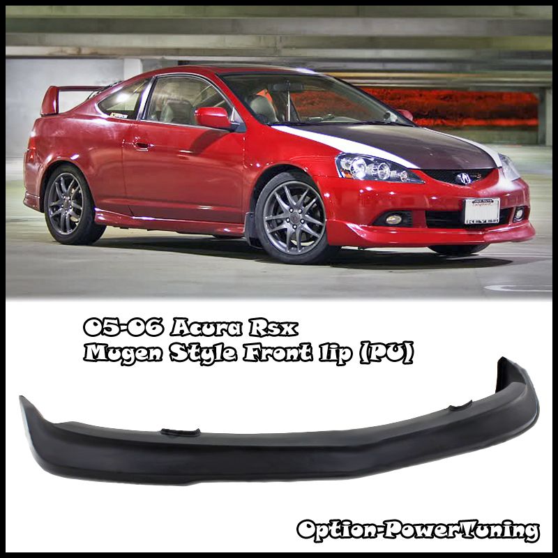 0506 Acura RSX DC5 Mugen Style Front Bumper Lip JDM Type S Integra PU