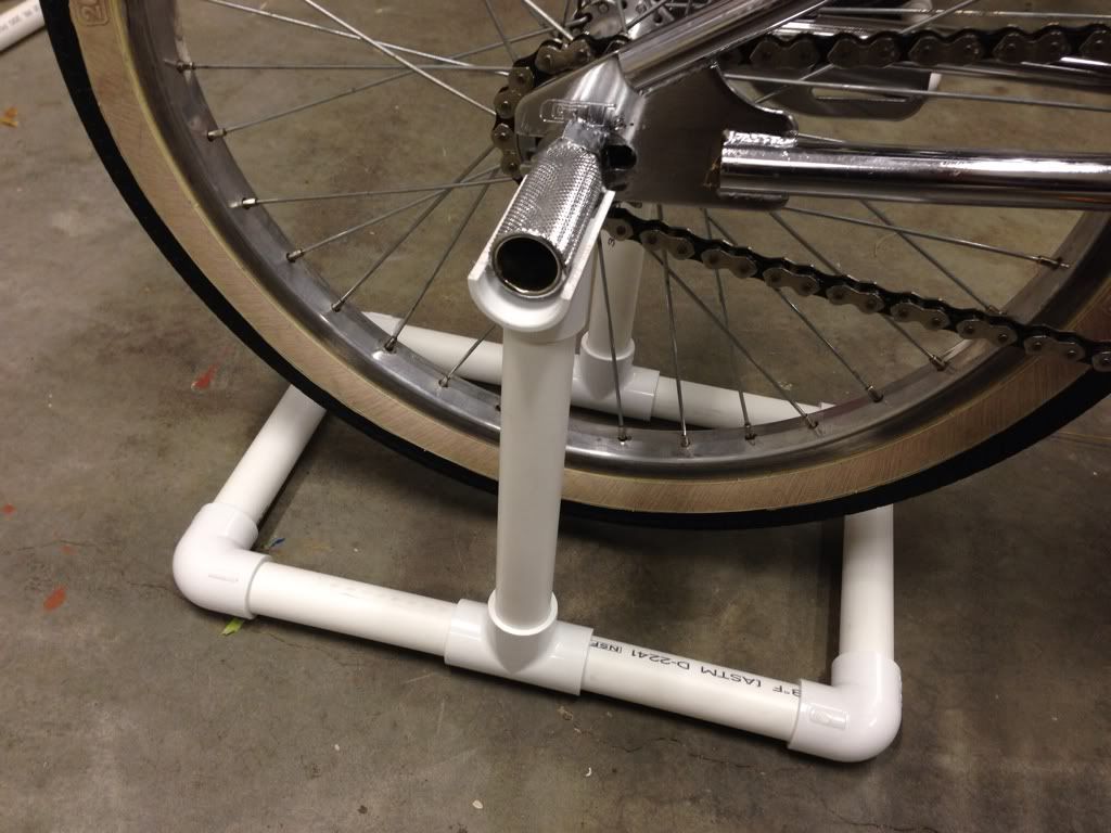 making a bike stand