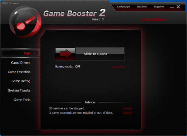 Iobit Game PC Booster V.2.0 BETA.2.0 Release