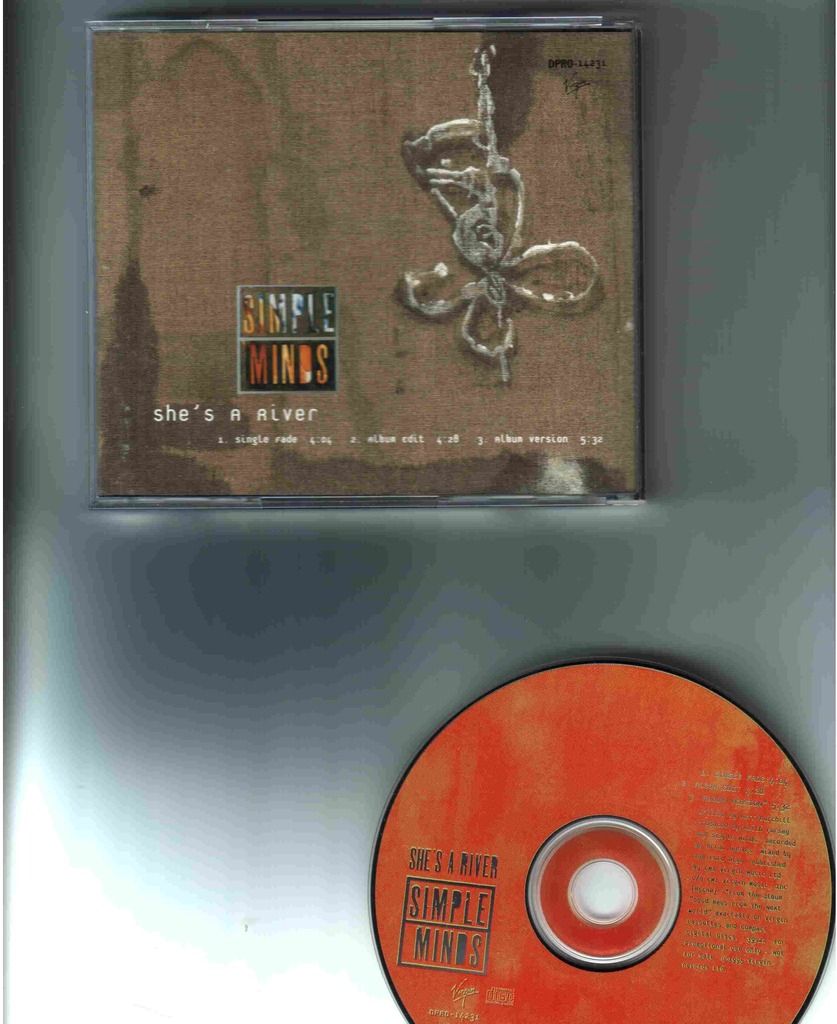 Simple Minds - She's A River 3 Versions Promo
