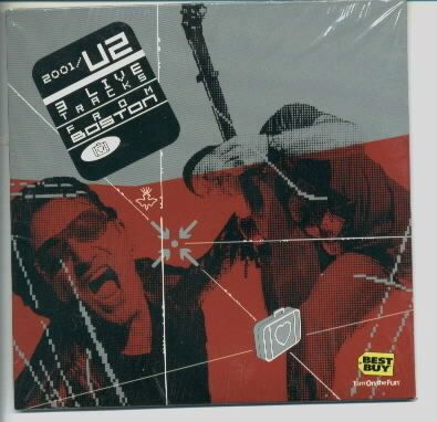 U2 - 3 Live Tracks From Boston Promo