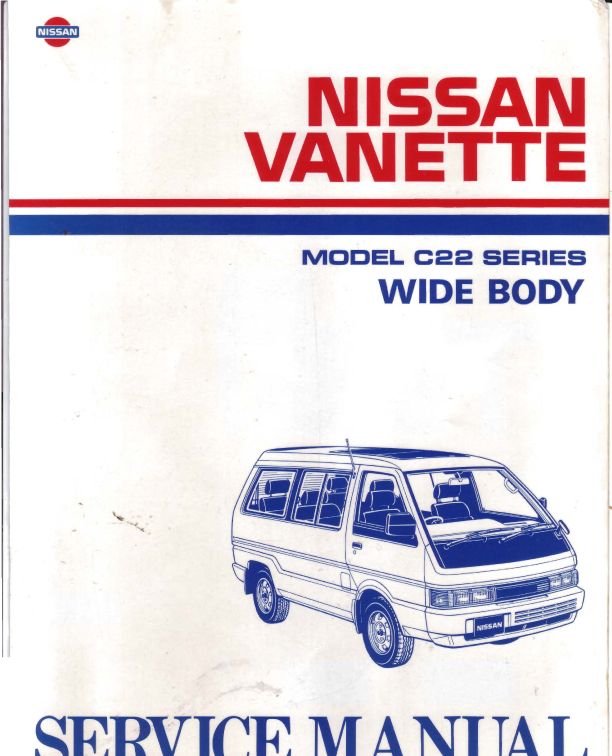 Nissan vannette workshop manual #6