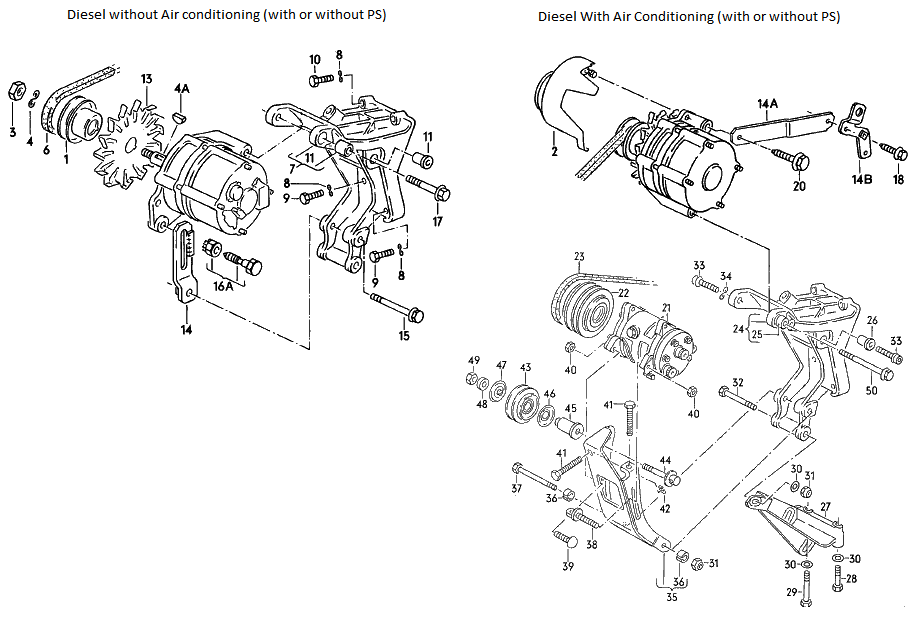 89 Jetta Diesel alternator question VW Vortex Volkswagen Forum