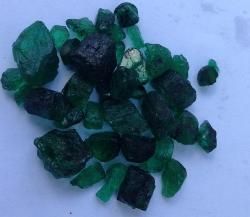 Rough Emeralds