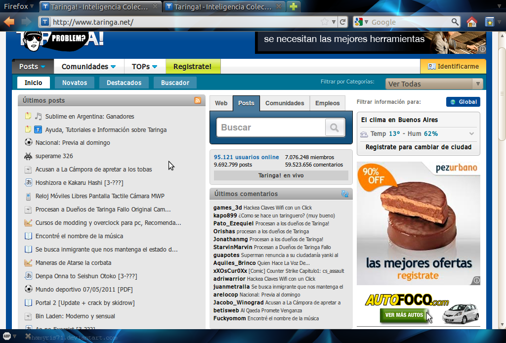 Como quitar la publicidad de T! (en Firefox) Como quitar la publicidad de T! (en Firefox)