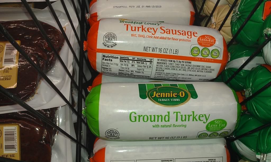 Jennie-, Hubby and I discovered these little one pound packages when we first started eating Jennie-O (around May 2010). They also make a taco seasoned ground turkey, but we haven't seen that in stores recently.