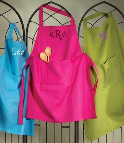 Personalized Aprons from Advantage Bridal