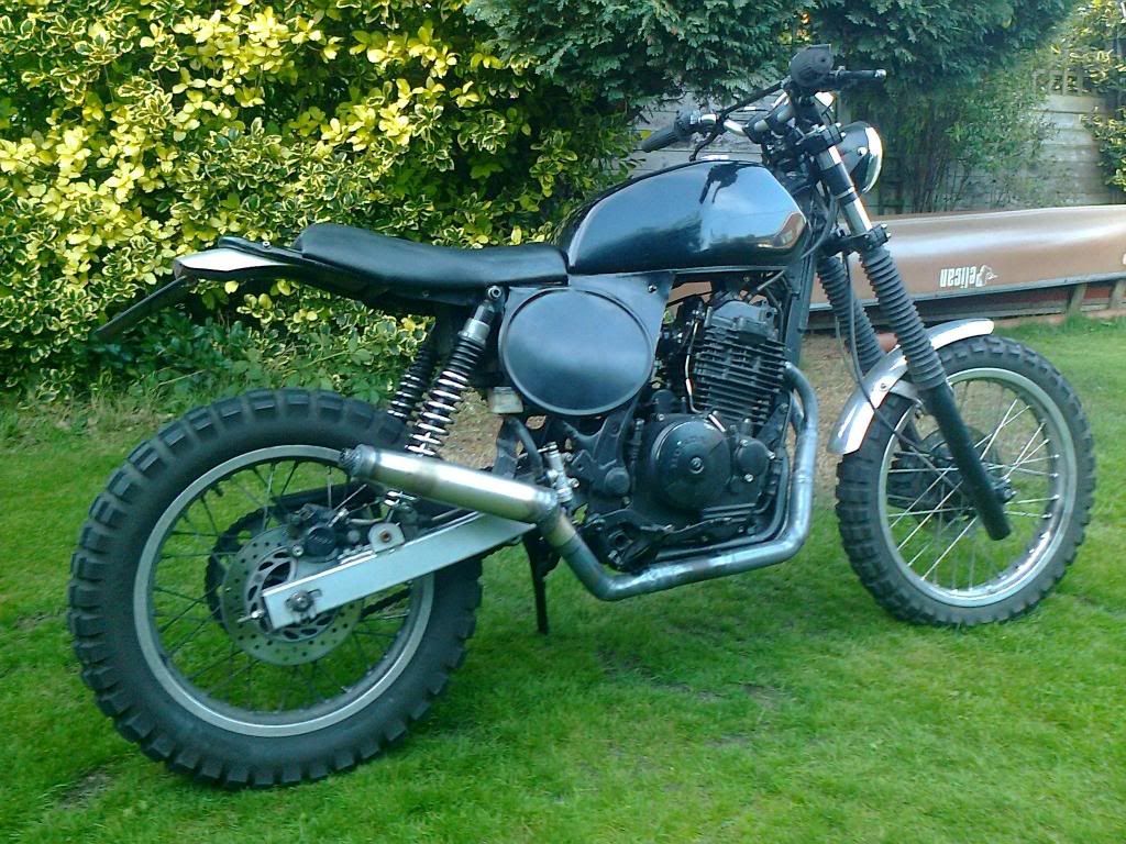 scrambler muffler