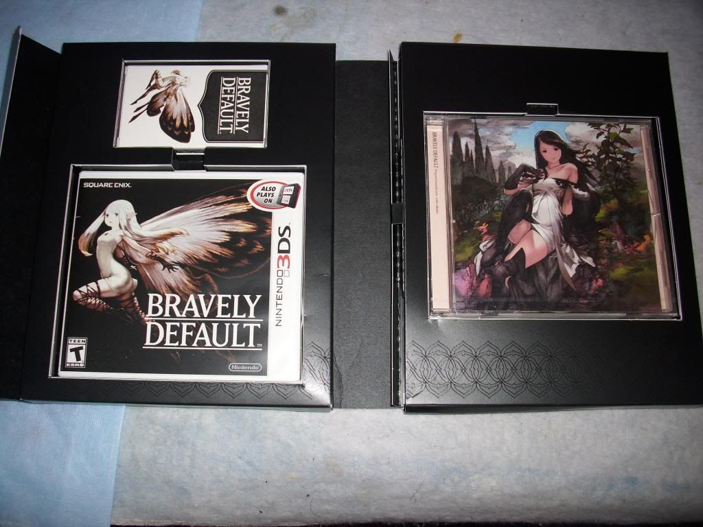 Bravely Default opened