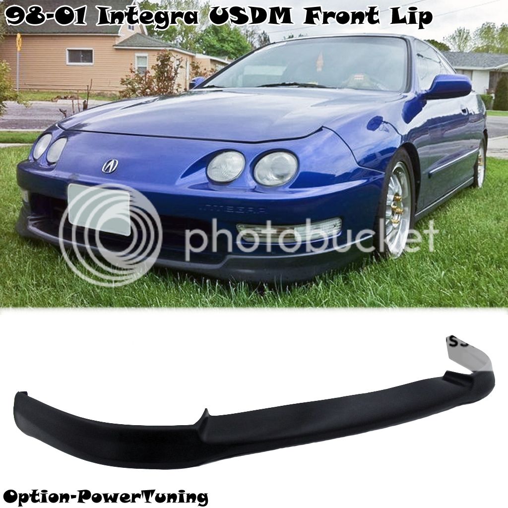 98 01 DC2 Acura Integra USDM Optional Front Bumper Lip PU Spoiler 2DRS 