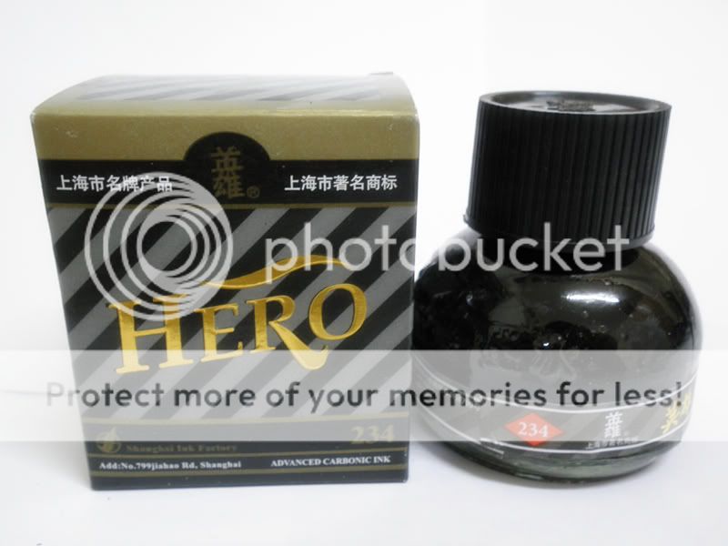 HERO 60ML 234 Fountain Pen Ink Black  