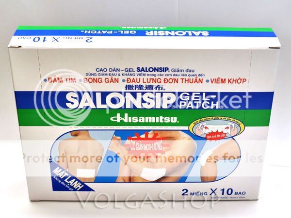 20 Patches Salonpas Salonsip Gel Relief 14x10cm LARGE  
