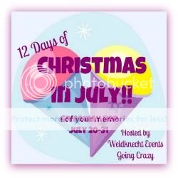 12 Days of Christmas in July hosted by Weidknecht Events Going Crazy {July 20-31}